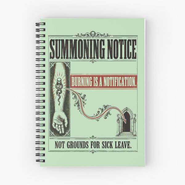 Item preview, Summoning Is Not Sick Leave designed and sold by agearb.