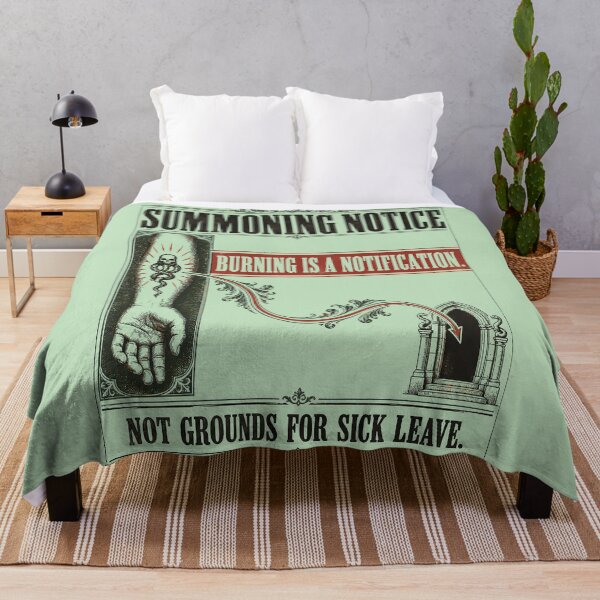 Item preview, Summoning Is Not Sick Leave designed and sold by agearb.