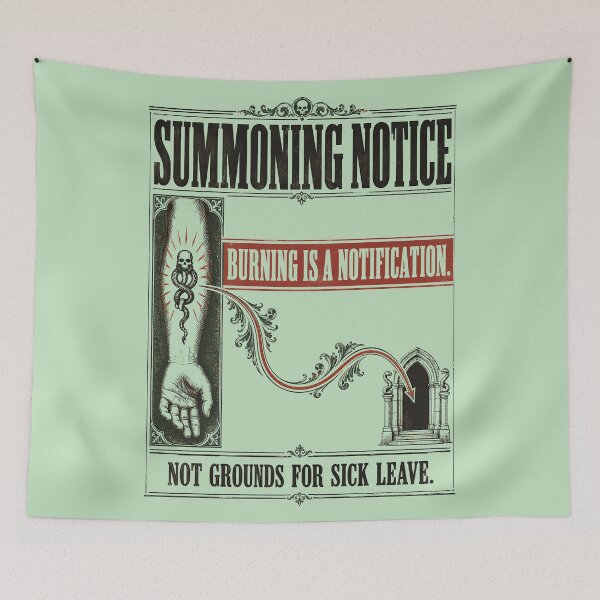 Item preview, Summoning Is Not Sick Leave designed and sold by agearb.
