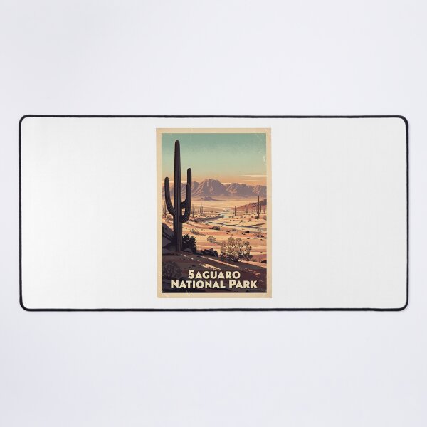 Item preview, Saguaro National Park Vintage Travel Art designed and sold by Teelogic.