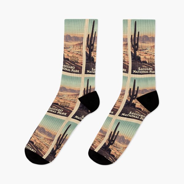 Item preview, Saguaro National Park Vintage Travel Art designed and sold by Teelogic.