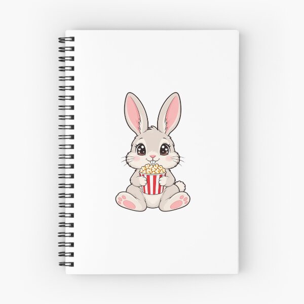 Item preview, Cute Kawaii Rabbit With Popcorn designed and sold by Eternalski.