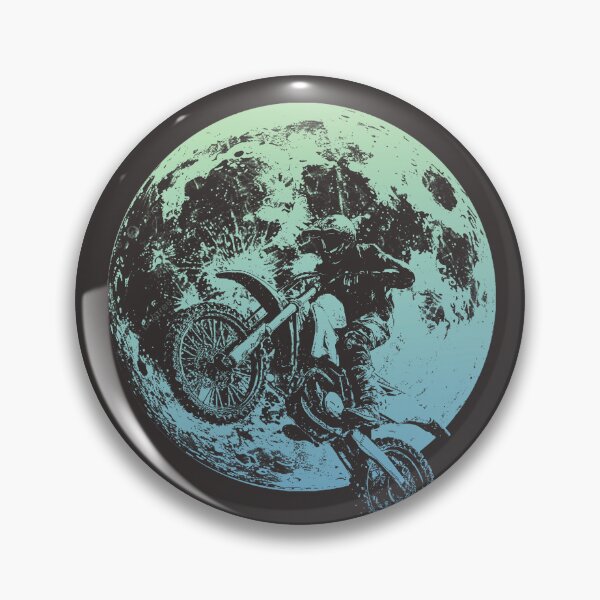 Item preview, Motocross jump towards the moon. #2 designed and sold by UrbanTRIP.
