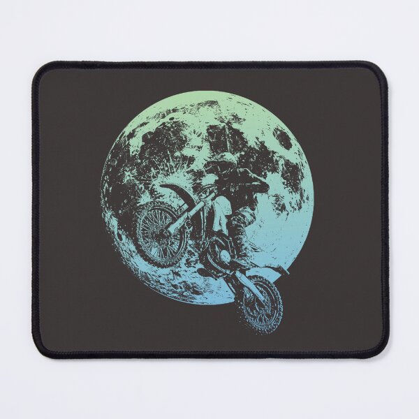 Item preview, Motocross jump towards the moon. #2 designed and sold by UrbanTRIP.