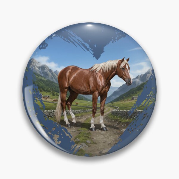 Item preview, The Aenos Horse, a landscape and a heart designed and sold by Cheval-de-coeur.