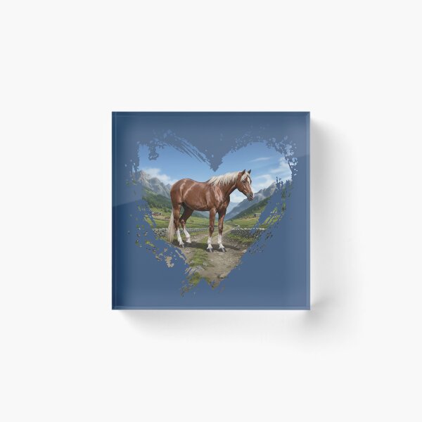 Item preview, The Aenos Horse, a landscape and a heart designed and sold by Cheval-de-coeur.