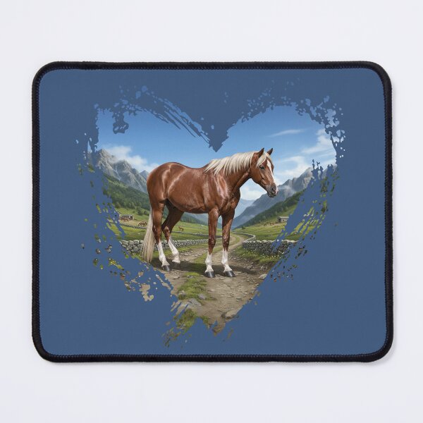 Item preview, The Aenos Horse, a landscape and a heart designed and sold by Cheval-de-coeur.