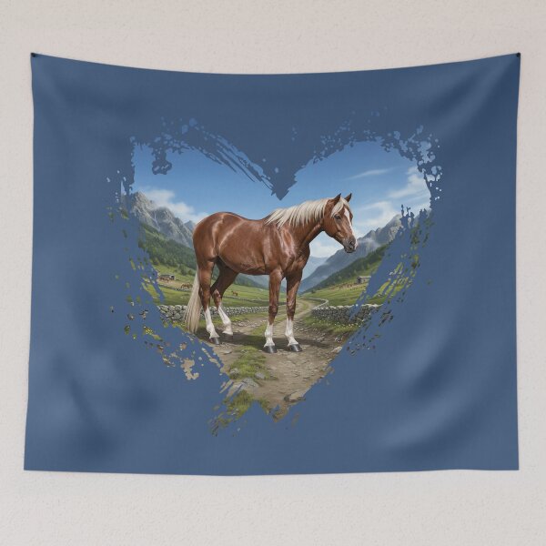 Item preview, The Aenos Horse, a landscape and a heart designed and sold by Cheval-de-coeur.