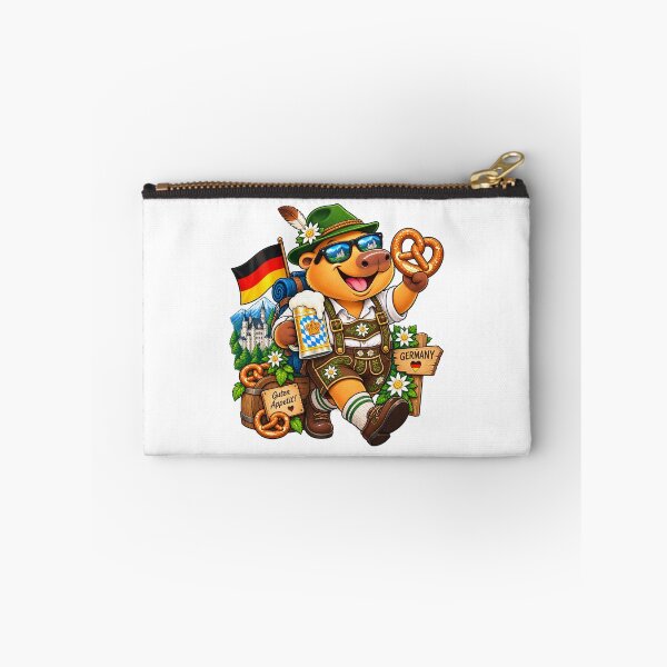 Item preview, Cute Germany Capybara Bavarian Pretzel designed and sold by CapybaraTravels.