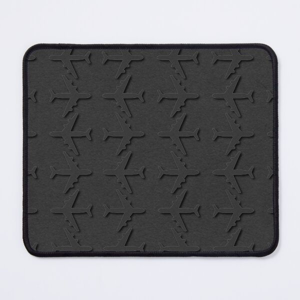Item preview, Dark Repeating Airplane Silhouette Pattern Design designed and sold by IntelliMindDesigns.