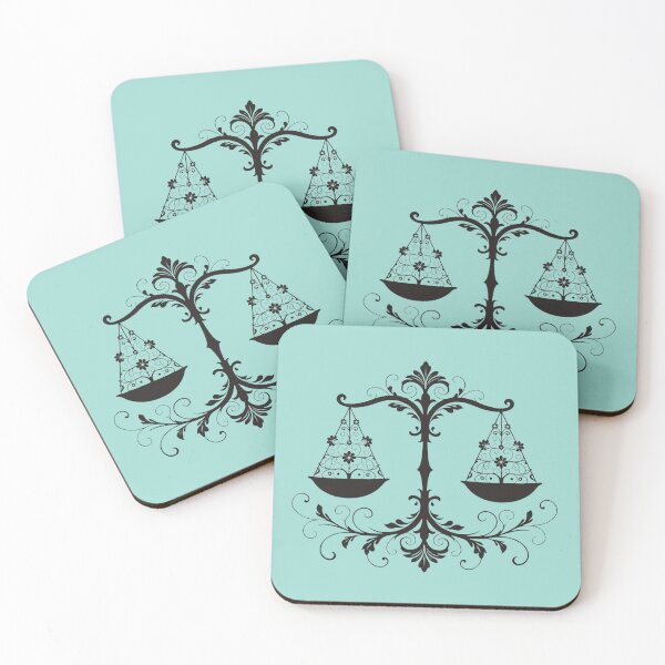 Item preview, Libra Zodiac Floral Scales – Elegant Botanical Astrology Art designed and sold by Mousy17.