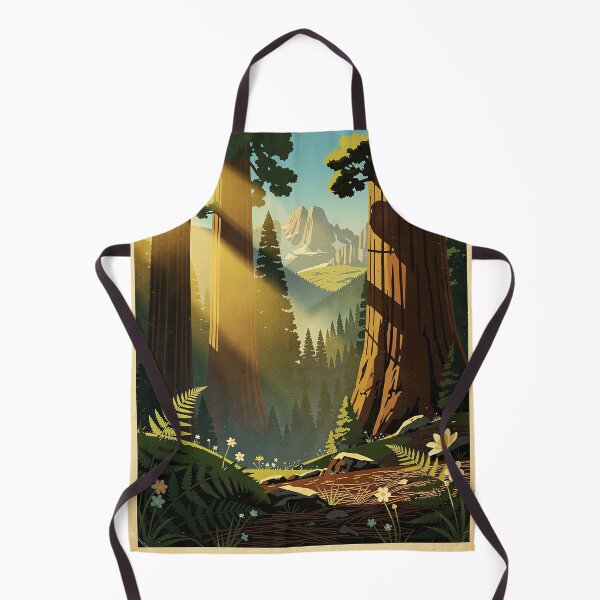 Item preview, Sequoia National Park Vintage Travel Art designed and sold by Teelogic.