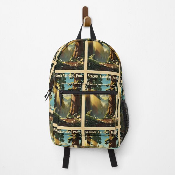 Item preview, Sequoia National Park Vintage Travel Art designed and sold by Teelogic.
