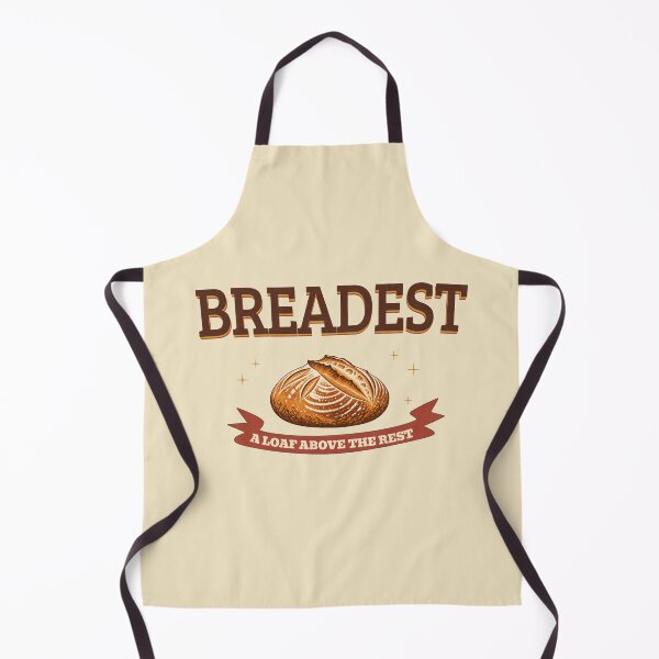 Item preview, BREADEST – Minimal Retro Sourdough Bread Baking Pun designed and sold by PuniverseDesign.