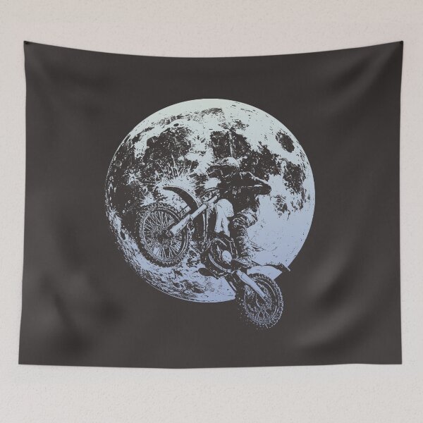 Item preview, Motocross jump to the moon. #3 designed and sold by UrbanTRIP.