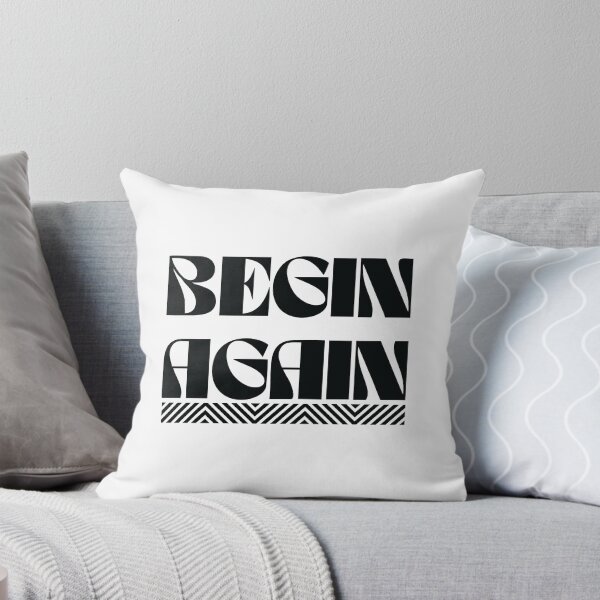 Item preview, Begin Again – Bold Typography Motivation designed and sold by joiedesing.