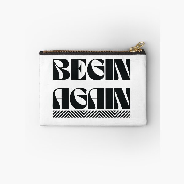 Item preview, Begin Again – Bold Typography Motivation designed and sold by joiedesing.