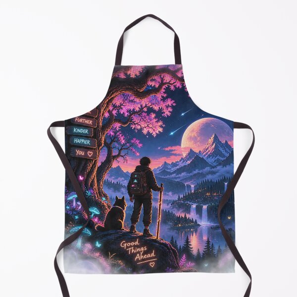Item preview, Neon Forest Wanderer Adventure Fantasy designed and sold by GenZStickerHub1.