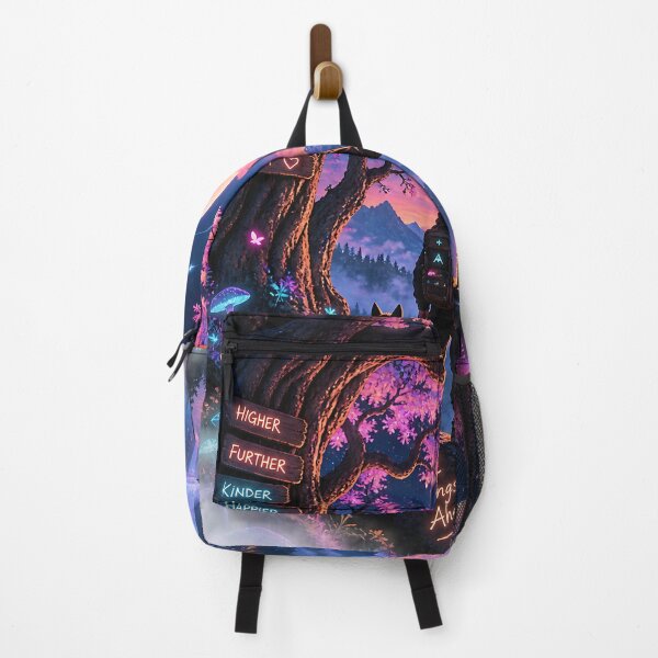 Item preview, Neon Forest Wanderer Adventure Fantasy designed and sold by GenZStickerHub1.