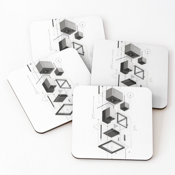 Item preview, Gravity Is Optional | Futuristic Geometric Architecture designed and sold by rigelcreation.
