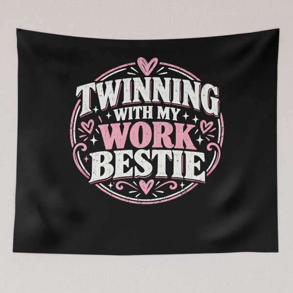 Item preview, Twinning With My Work Bestie Funny Coworker Best Friend Gift designed and sold by THREE LITTLE BEANS.