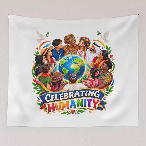 Item preview, Celebrating Humanity Global Unity designed and sold by Design Sounds Studio.
