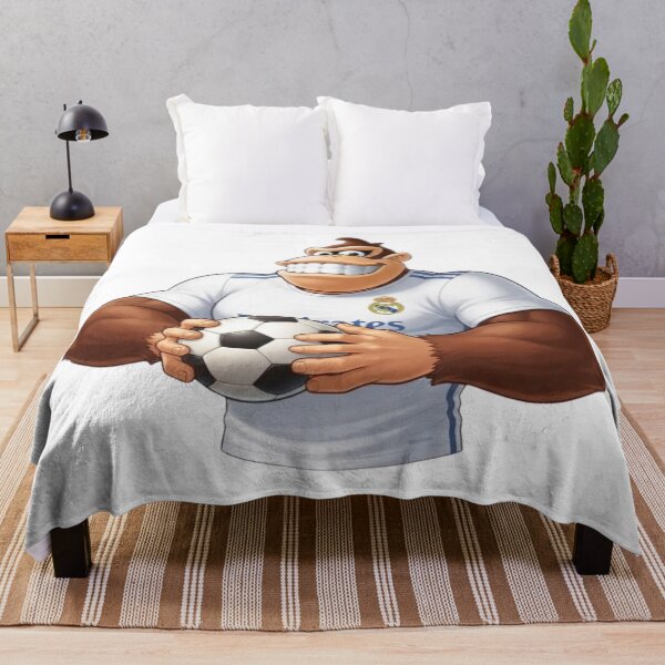Item preview, Muscular Gorilla Playing Soccer Real Madrid Fan designed and sold by annaarthk.