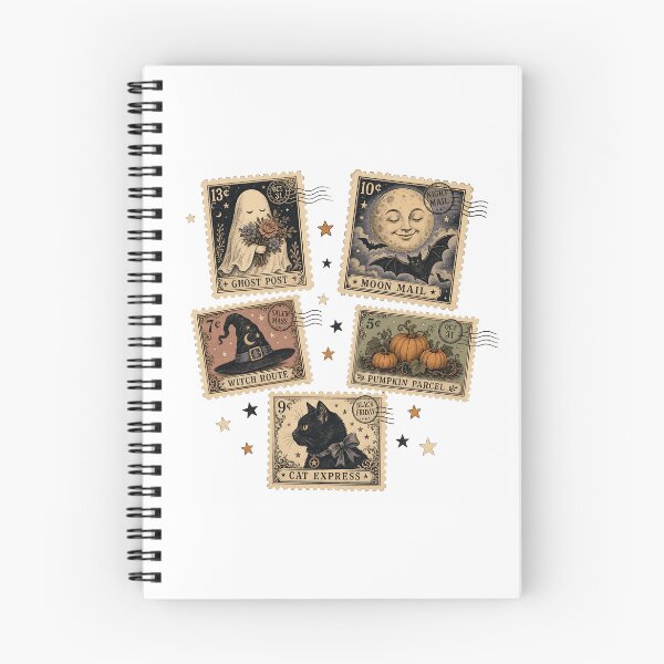 Item preview, Ghost Post Halloween Stamp Set - Whimsical Spooky Shirt designed and sold by JoyfullyOffbeat.