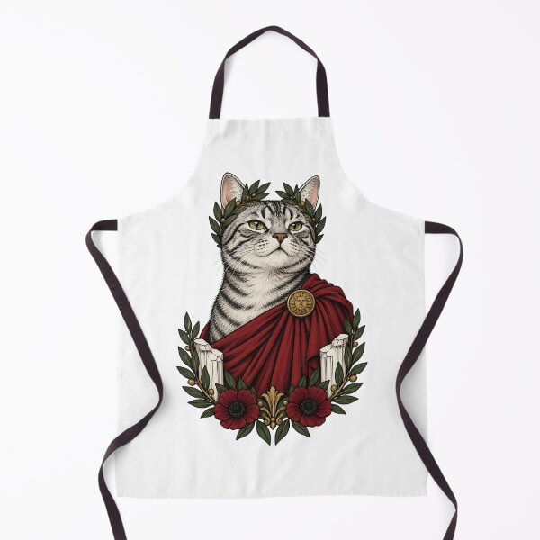 Item preview, Roman Emperor Cat Laurel Wreath Art designed and sold by Old's Cool Cat Studio.