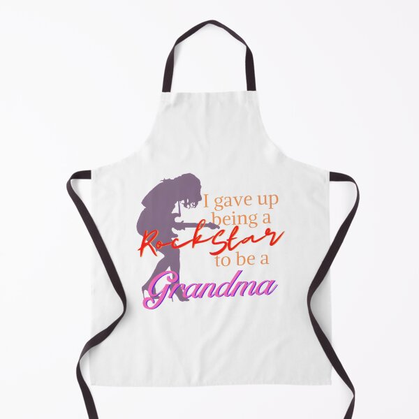 Item preview, I Gave Up Being a Rock Star Grandma Funny Retro Music Lover Design designed and sold by Kooz1.