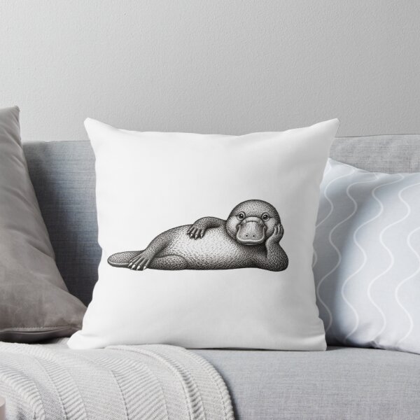 Item preview, Friendly laying  platypus designed and sold by BRETT'S ART STUDIO.