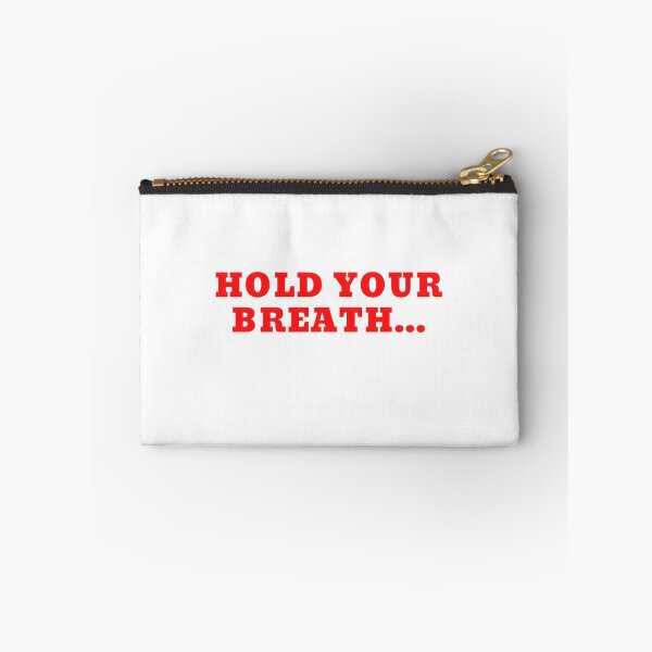 Aperçu de l'œuvre Hold Your Breath Inspirational Typography Design for Motivation and Calm créée et vendue par Kooz1.