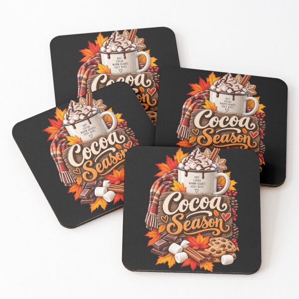 Item preview, Cocoa Season-Warm Hearts designed and sold by RockitBaby.