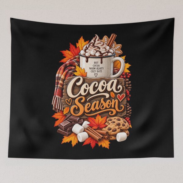 Item preview, Cocoa Season-Warm Hearts designed and sold by RockitBaby.