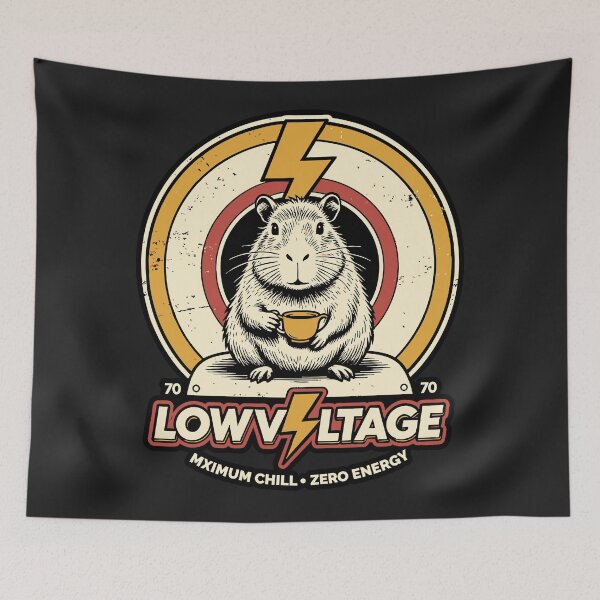 Item preview, Low Voltage Target Chill Capybara Washed designed and sold by Hotfresh.