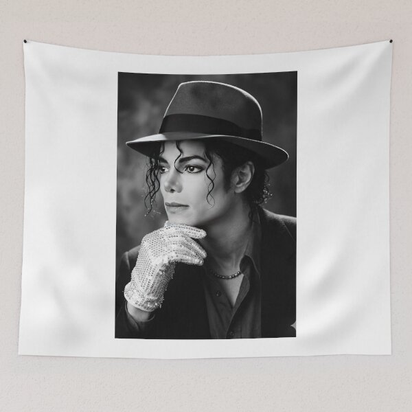 Item preview, Black And White Potrait Michael Poster designed and sold by garbereui.