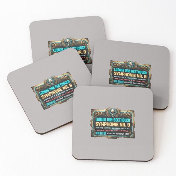 Item preview, Beethoven Symphony No. 9 Album Label Graphic-88 designed and sold by MatiasHaas.