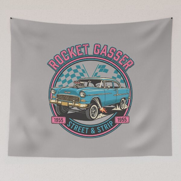 Item preview, Bel Air 1955 Classic Car Racing Retro Tee-67 designed and sold by MatiasHaas.