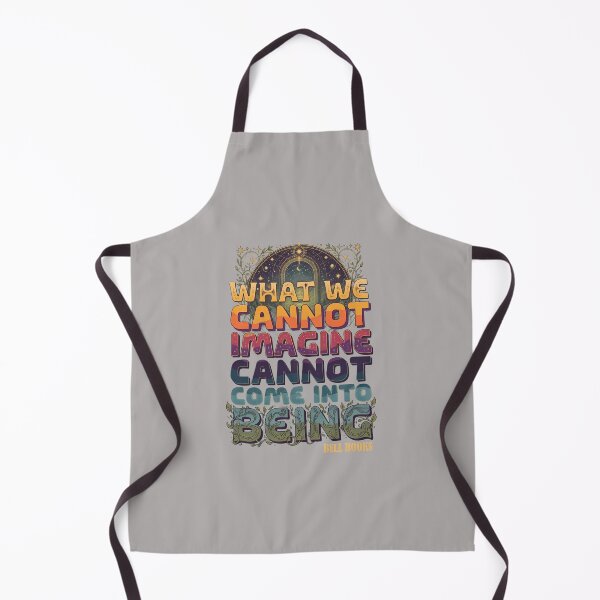 Item preview, Bell Hooks Imagine Quote Retro Gradient Tee-36 designed and sold by MatiasHaas.