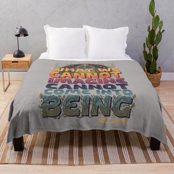 Item preview, Bell Hooks Imagine Quote Retro Gradient Tee-36 designed and sold by MatiasHaas.