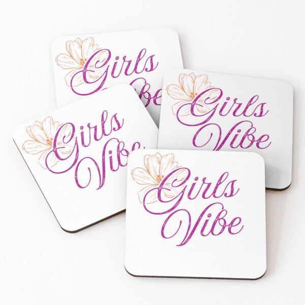Item preview, Girls Vibe – Cute Feminine Girl Power Design designed and sold by Lovaryn.