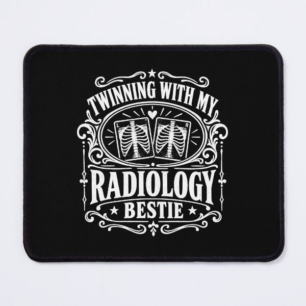 Item preview, Twinning With My Radiology Bestie Funny Rad Tech Coworker Friendship Gift designed and sold by THREE LITTLE BEANS.
