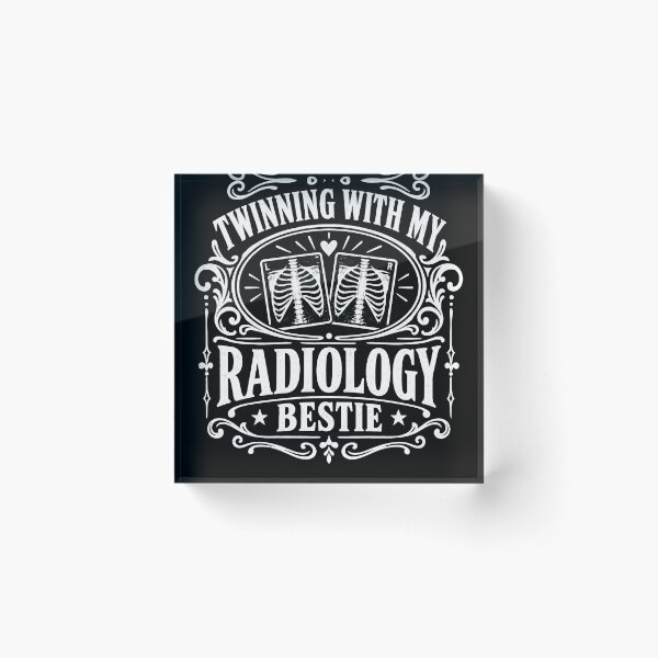 Item preview, Twinning With My Radiology Bestie Funny Rad Tech Coworker Friendship Gift designed and sold by THREE LITTLE BEANS.