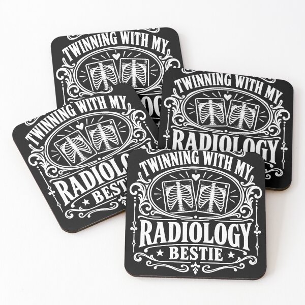 Item preview, Twinning With My Radiology Bestie Funny Rad Tech Coworker Friendship Gift designed and sold by THREE LITTLE BEANS.