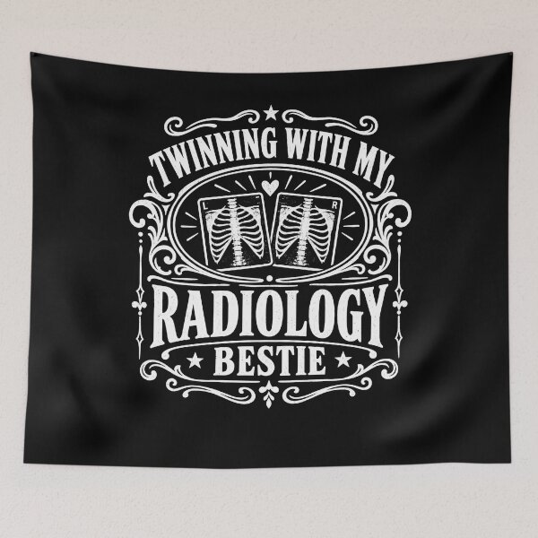 Item preview, Twinning With My Radiology Bestie Funny Rad Tech Coworker Friendship Gift designed and sold by THREE LITTLE BEANS.
