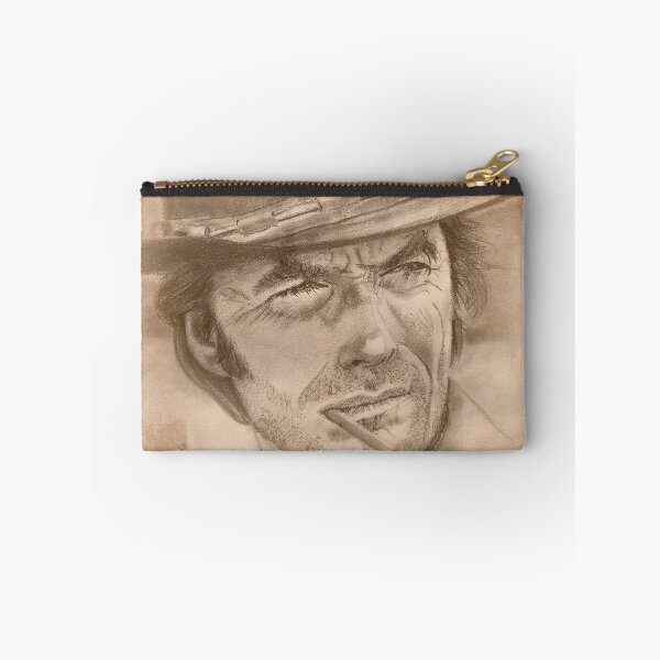 Item preview, Clint Eastwood Portrait Art | Hollywood & Western Movie Legend Pencil Drawing designed and sold by ConorKeeganArt.