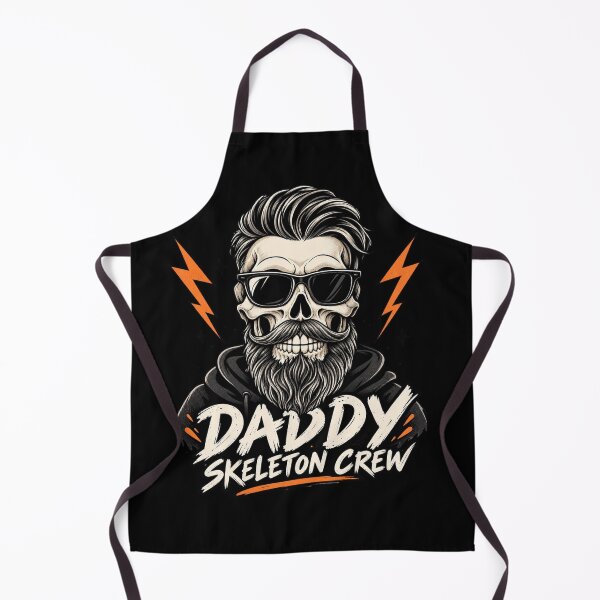 Item preview, Daddy Skeleton Crew – Bearded Skeleton Halloween Shirt designed and sold by Pyrka&co..