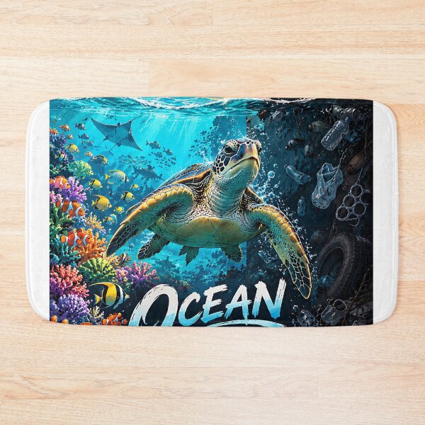 Item preview, Ocean Guardian Sea Turtle Conservation Art designed and sold by GenZStickerHub1.