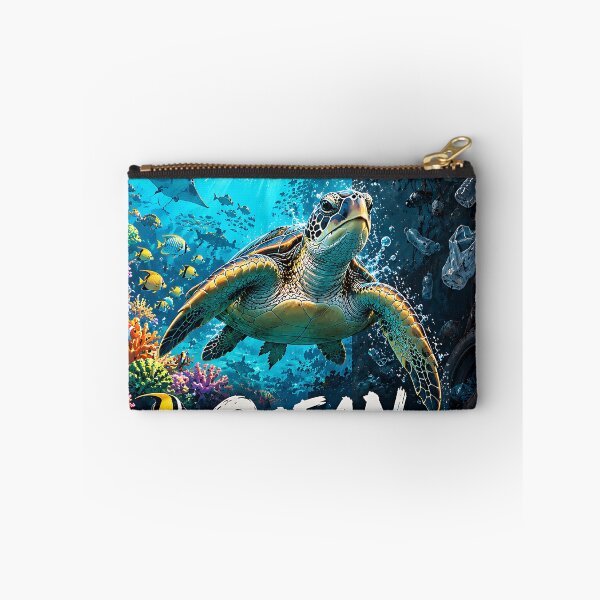 Item preview, Ocean Guardian Sea Turtle Conservation Art designed and sold by GenZStickerHub1.