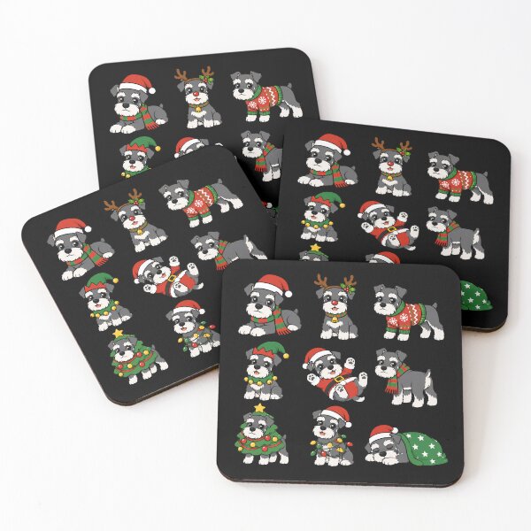 Item preview, Funny Miniature Schnauzer Dog Christmas Holiday Xmas Mom Dad designed and sold by rafaeltto.